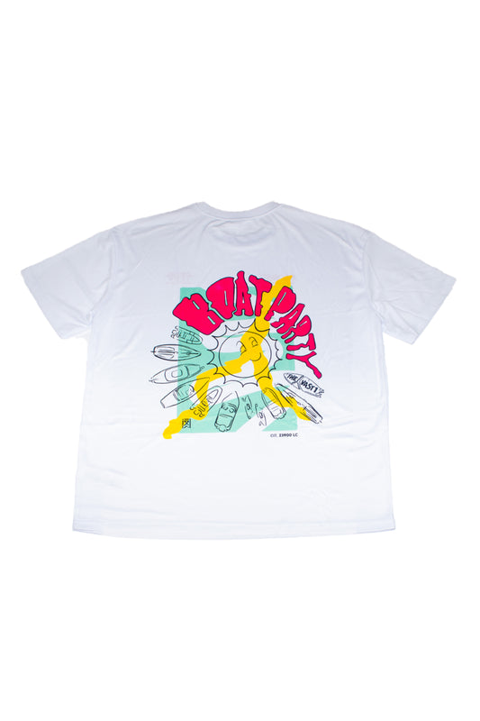 Boat Party Tee | White