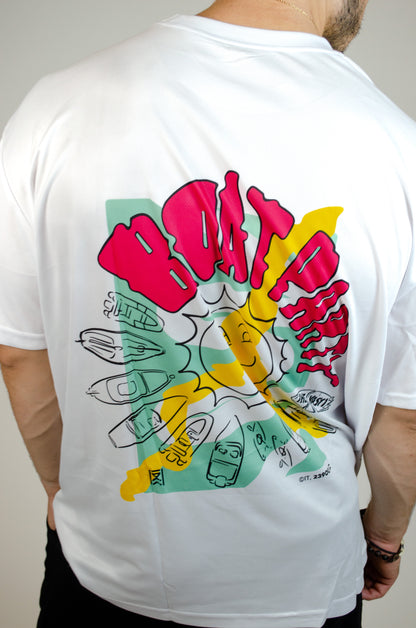 Boat Party Tee | White