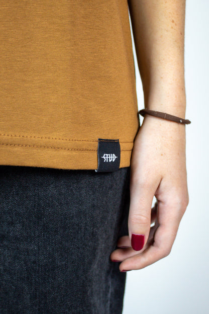 Philosophy Tee | Tobacco + Dark Grey
